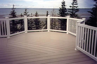 Fenced In Vinyl - Decking