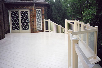 Fenced In Vinyl - Decking