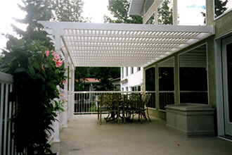 Fenced In Vinyl - Pergolas