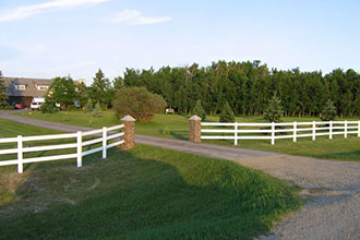 Fenced In Vinyl - Ranch Rail Fence