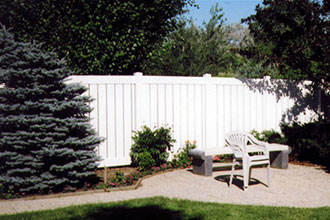 Fenced In Vinyl - Semi-Privacy Fencing